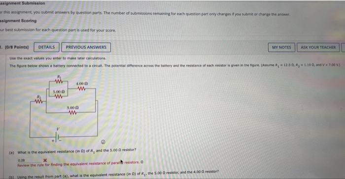 Solved this assienment, you submit answers by question | Chegg.com