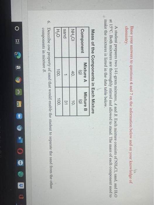 Solved 1. Base your answer to the following question on the | Chegg.com