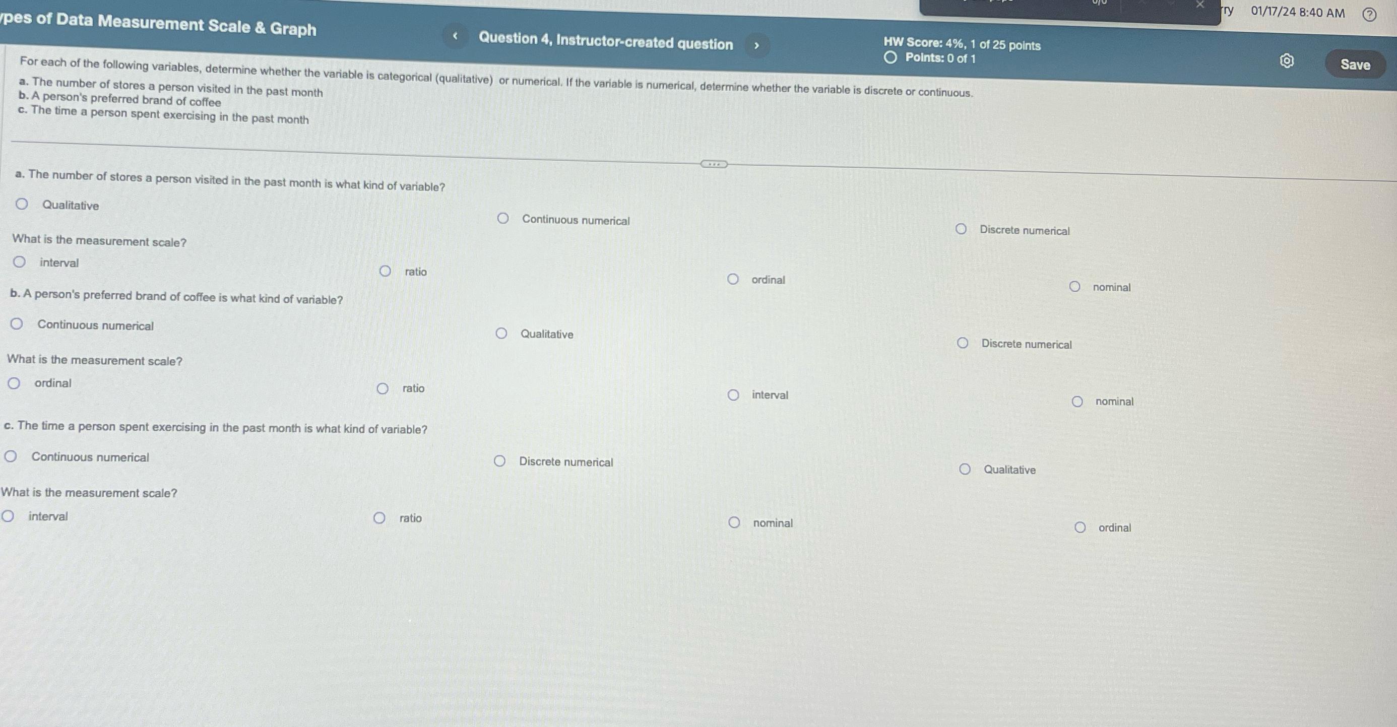 Solved For Each Of The Following Variables, Determine | Chegg.com