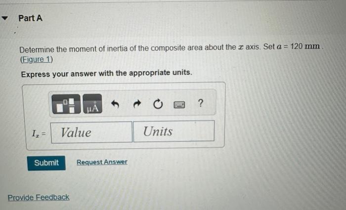 Solved Determine The Moment Of Inertia Of The Composite Area | Chegg.com