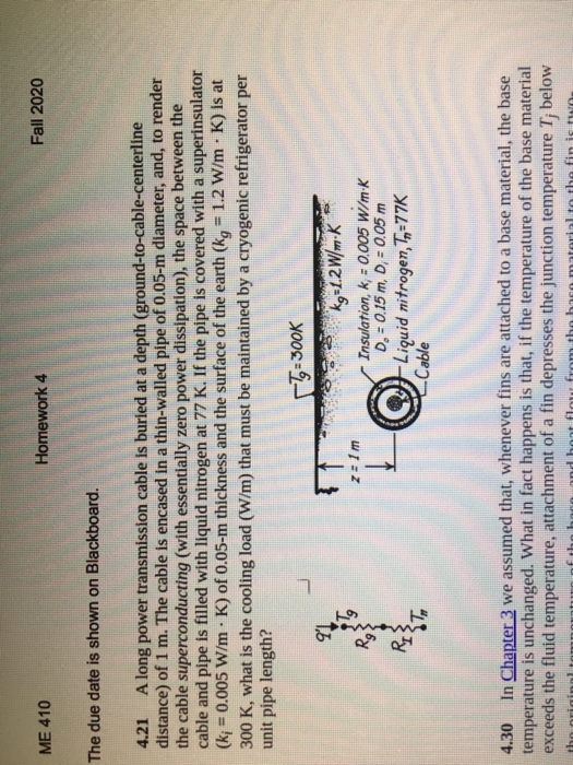 Solved ME 410 Homework 4 Fall 2020 The due date is shown on | Chegg.com
