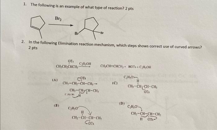 Solved 1. The Following Is An Example Of What Type Of | Chegg.com