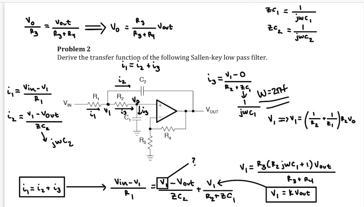 Solved Please help derive a transfer function for a | Chegg.com