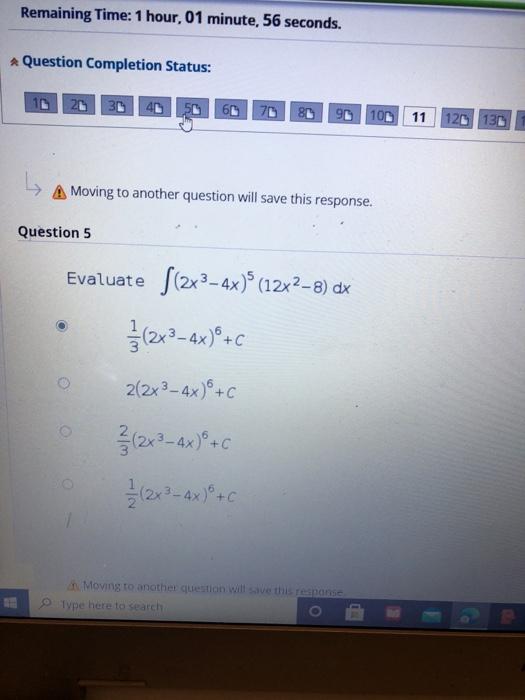 Solved Remaining Time: 1 hour, 01 minute, 56 seconds. | Chegg.com