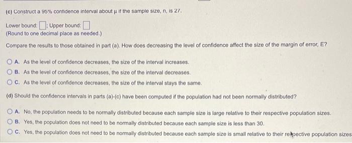 Solved A simple randocn sample of size n is drawn from a | Chegg.com