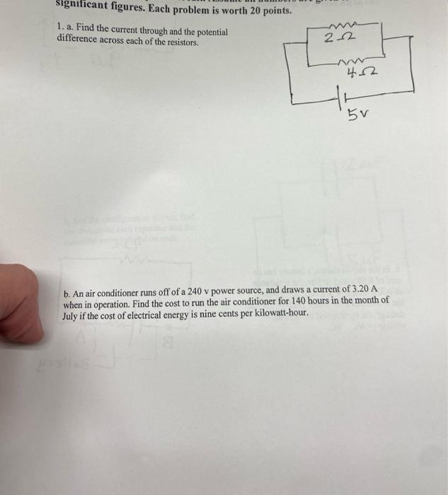 Solved Significant figures. Each problem is worth 20 points. | Chegg.com