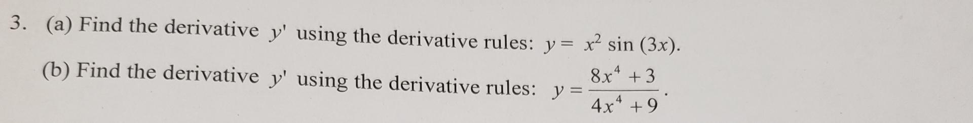 derivative of sin x y )= 3x 2y