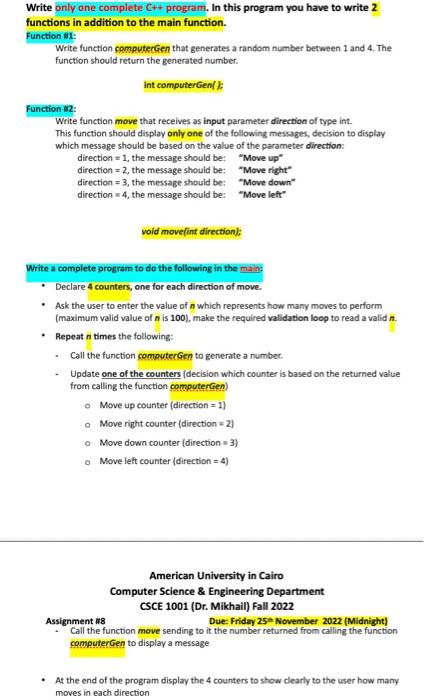 Solved Write only one complete C++ program. In this program | Chegg.com