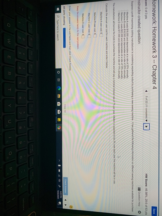 Solved Homework: Homework 3 -- Chapter 4 Save core: 0 of 3 | Chegg.com