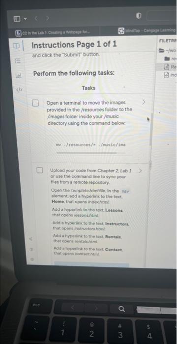 Upload your code from Chapter 2, Lab 1 of use the command line to syncyour files from a remote repositony.

Open the template
