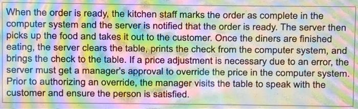 Solved the cheesecake factory must implement and enforce an | Chegg.com