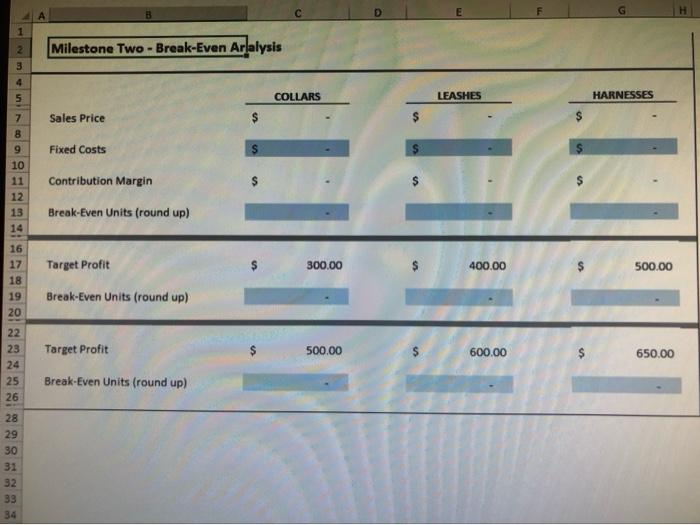 You have conducted some market research for style and