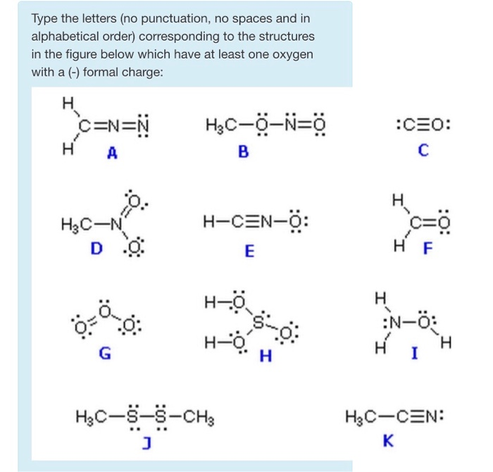 Solved Type the letters (no punctuation, no spaces and in | Chegg.com