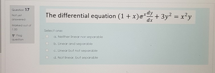 Solved can anyone solve this differential equation I'll | Chegg.com