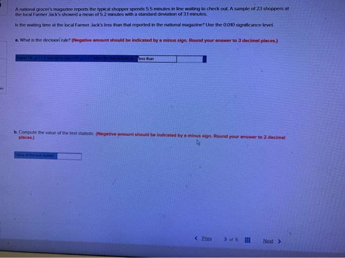 Solved A national grocer's magazine reports the typical