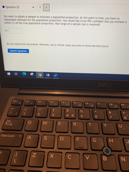 Solved Question 22 You want to obtain a sample to estimate a | Chegg.com
