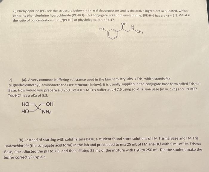Solved SCHM 3100_02 Summer 2020 Buffer Problems Worksheet 1)