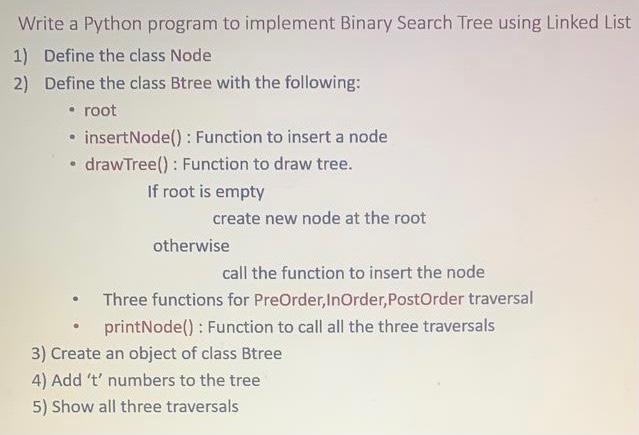 Solved Write a Python program to implement Binary Search | Chegg.com image.