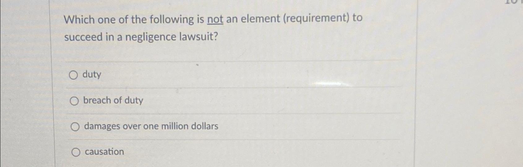 Solved Which one of the following is not an element | Chegg.com