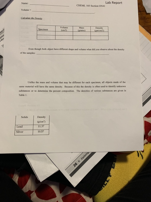 Solved Activity 1: Use the data below to determine the | Chegg.com