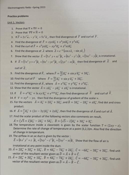 Solved 1. Determine the unit vector from the origin to the | Chegg.com