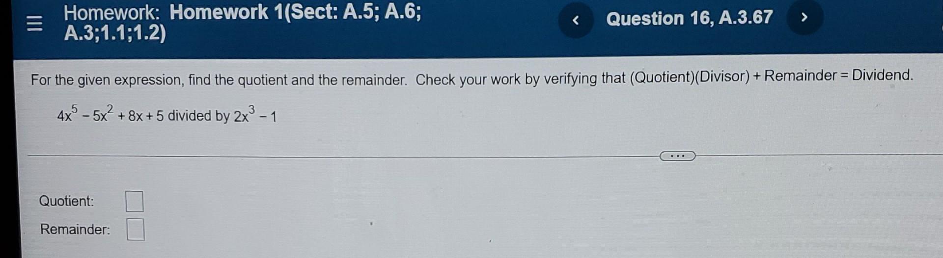Solved Homework Homework 1(Sect A.5; A.6; A.3;1.1;1.2)