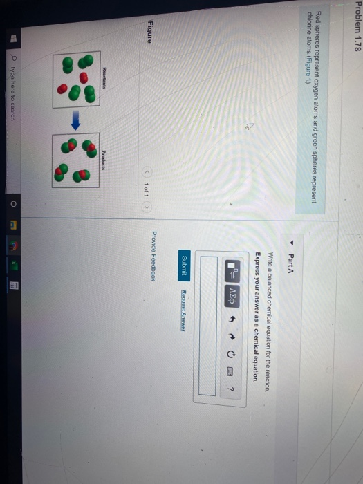 Solved Problem 1.78 Red spheres represent oxygen atoms and