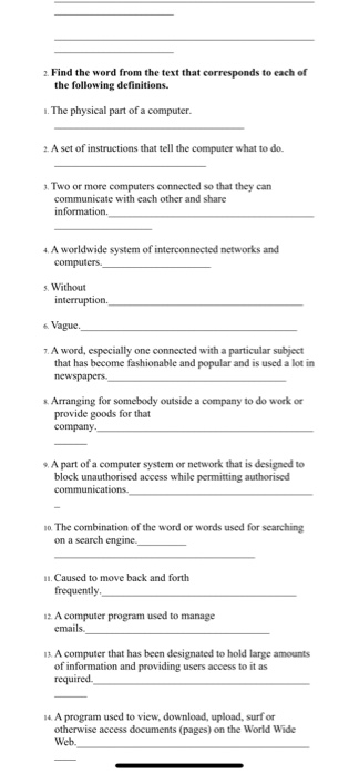 Solved computing and swer the questions that follow. Cloud | Chegg.com