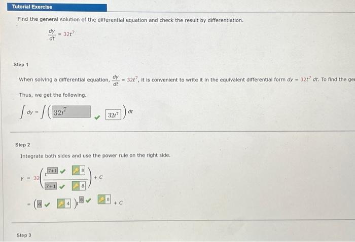 Solved Find The General Solution Of The Differential | Chegg.com