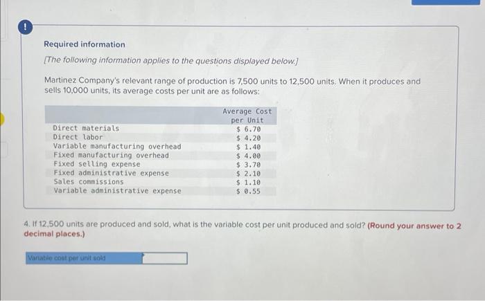 Solved Required information [The following information | Chegg.com