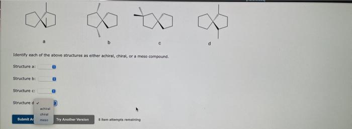 Solved Identify each of the above structures as either | Chegg.com