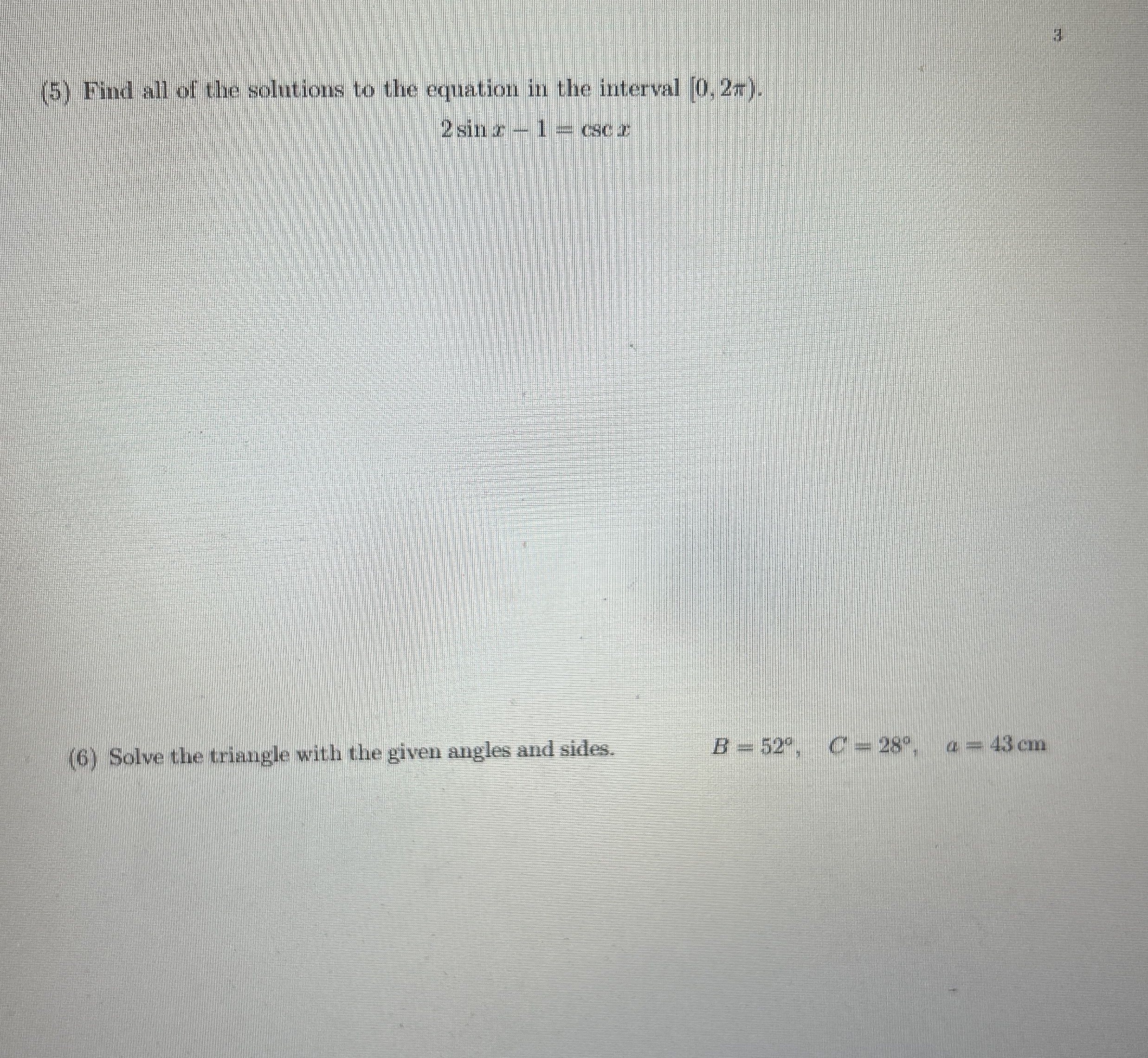 Solved I dont know how to do either of these questions | Chegg.com