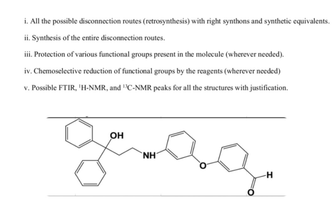 Solved i. All the possible disconnection routes