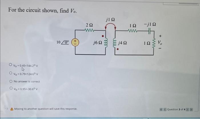 Solved For The Circuit Shown, Find Vo. | Chegg.com