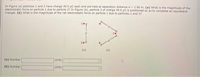 Solved In Figure (a) Particles 1 And 2 Have Charge 39.0 C 