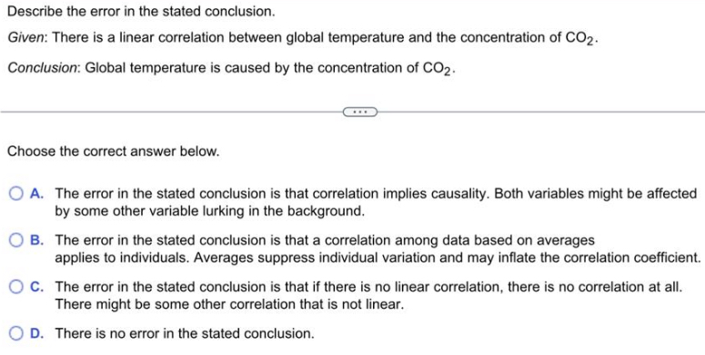 Solved Describe the error in the stated conclusion.Given: | Chegg.com
