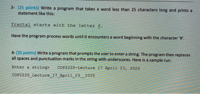 Solved please do part 3 & 4 in c language and add a | Chegg.com