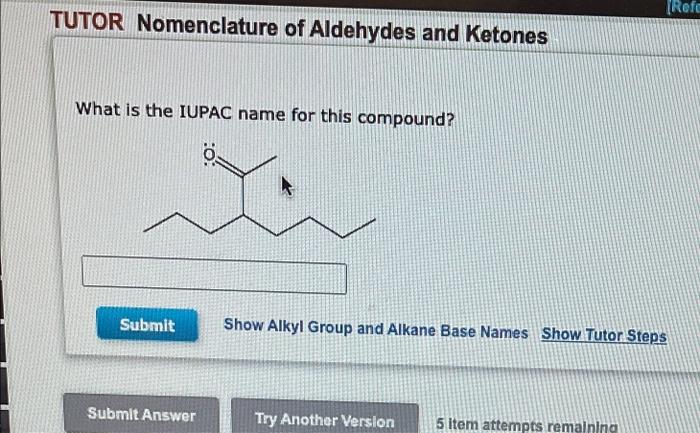 Solved [Refe Show Alkyl Group and Alkane Base Names Show | Chegg.com