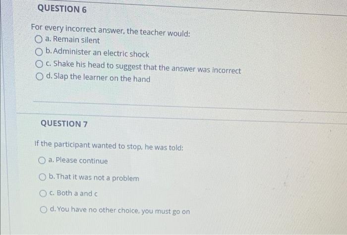 Solved QUESTION 6 For every incorrect answer, the teacher | Chegg.com