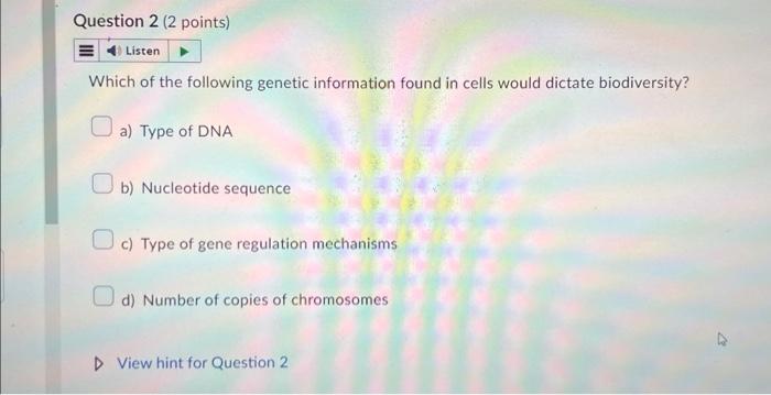 Solved Which Of The Following Statements About Epigenetics | Chegg.com