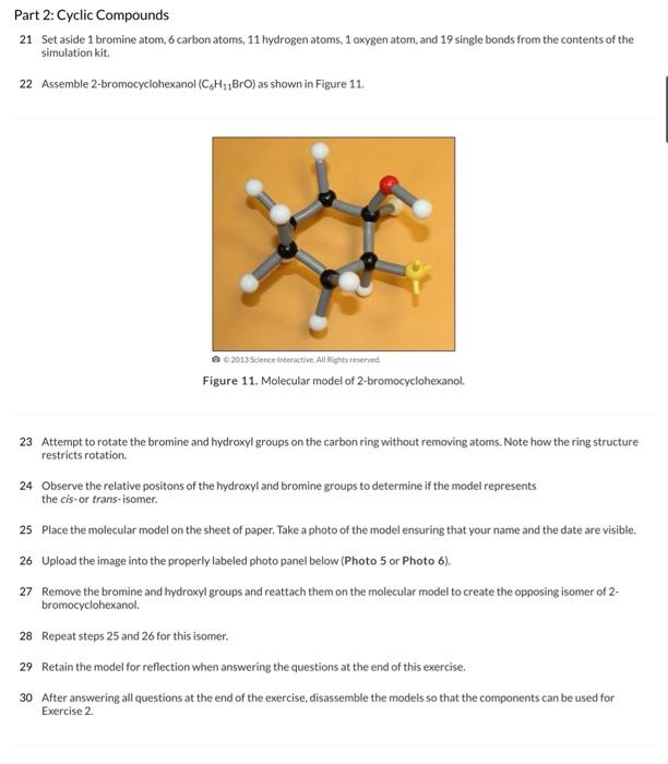 Part 2 Cyclic Compounds 21 Set aside 1 bromine atom,