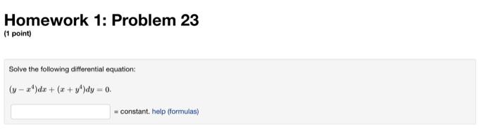 Solved Homework 1: Problem 23 Solve the following | Chegg.com