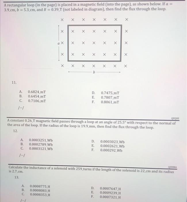 Solved A Rectangular Loop (in The Page) Is Placed In A | Chegg.com