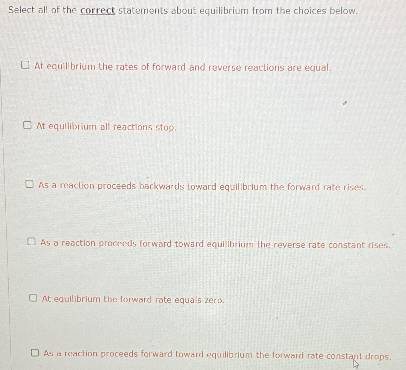 Solved Select all of the correct statements about | Chegg.com