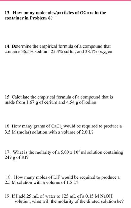 Mixed 2024 mole conversions