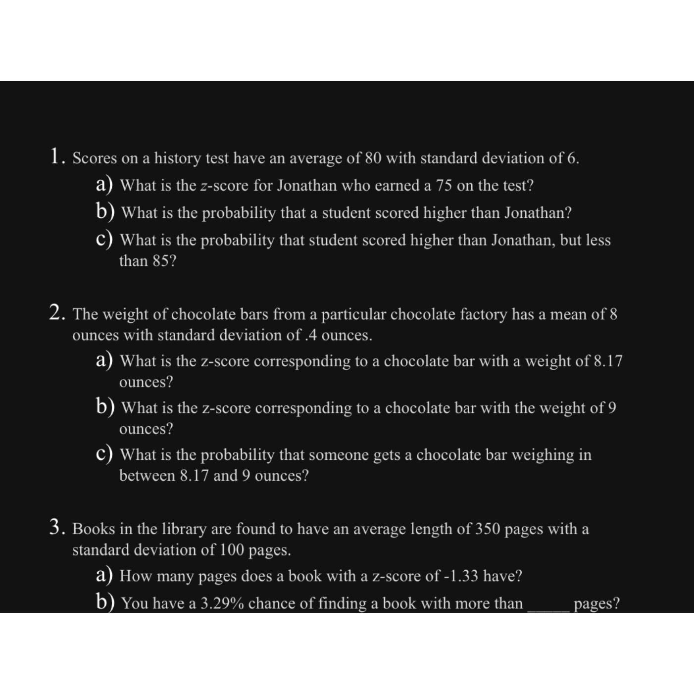 Solved Books in the library are found to have an average