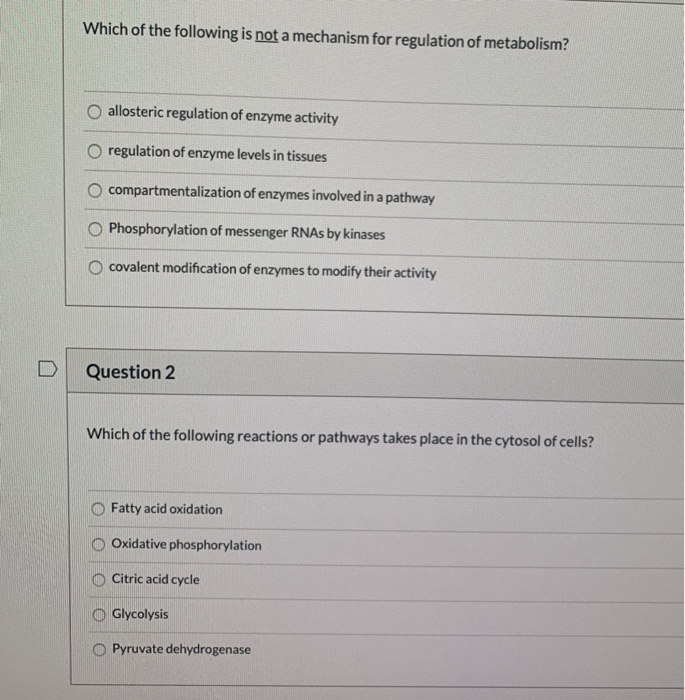 Solved Which of the following is not a mechanism for | Chegg.com