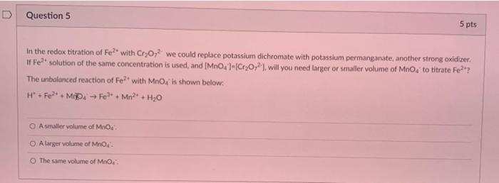 Solved Question 2 5 pts What is the molar concentration (in | Chegg.com
