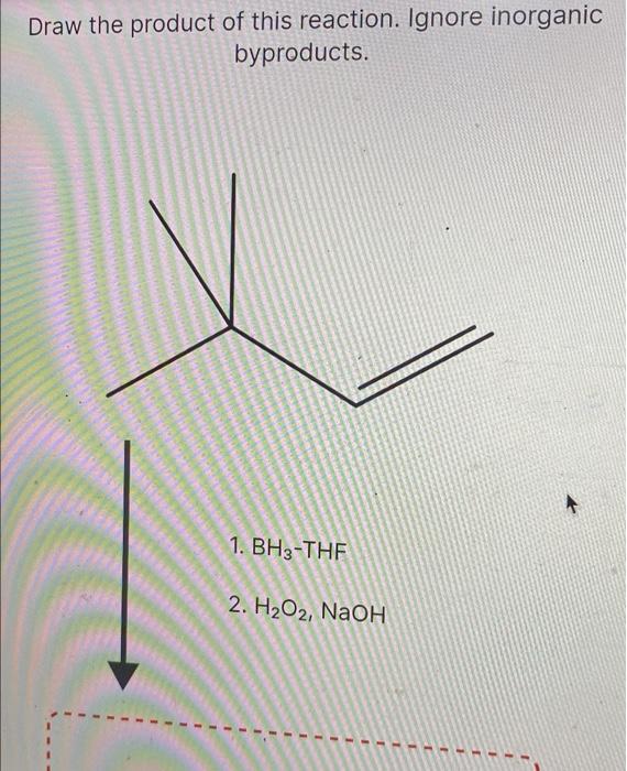 Solved Draw the product of this reaction. Ignore