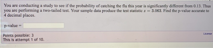 Solved You are conducting a study to see if the probability | Chegg.com